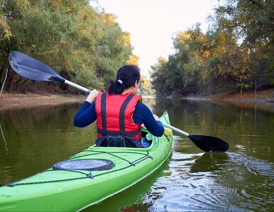 Miniatura: Malownicza trasa na spływ kajakowy w...