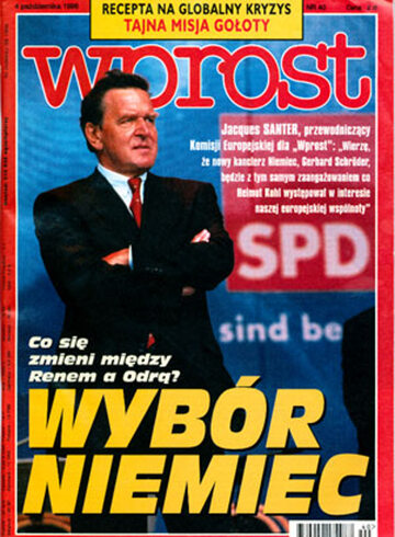 Okładka tygodnika Wprost nr 40/1998 (827)
