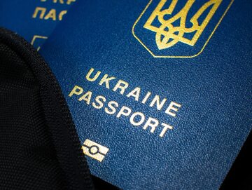 Paszport ukraiński.