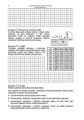 Matura 2013. Zobacz arkusze egzaminacyjne z fizyki - poziom podstawowy (fot.CKE)
