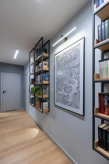 Rodzinne mieszkanie z home office – projekt pracowni JSM Wnętrza 