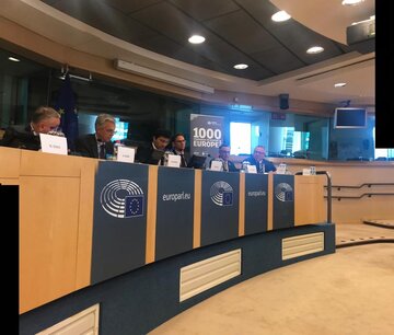 Panel na&nbsp;temat rozwoju europejskich firm &ndash; pierwszy po&nbsp;prawej Maciej Adamkiewicz, Prezes Zarządu Adamed Pharma S.A.