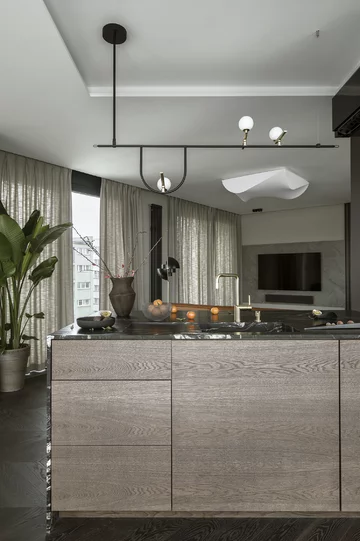 Ciepłe wnętrze zaprojektowane przez Poco Design 