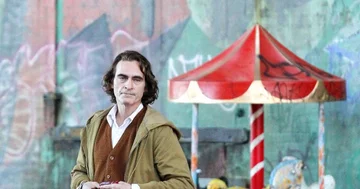 Joaquin Phoenix na planie filmu „Joker” 