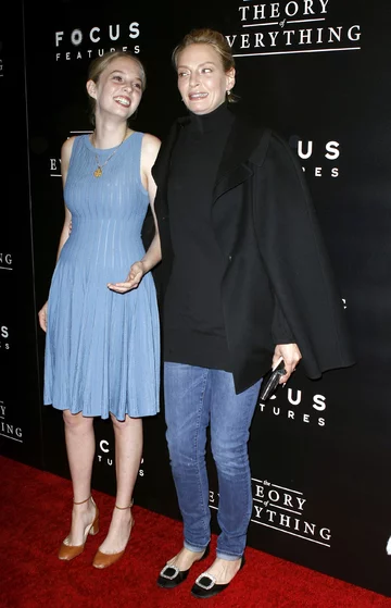 Maya Hawke i Uma Thurman w 2014 roku 