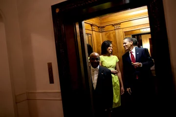 Kadr z serialu dokumentalnego „Obama: Ku doskonalszej unii” 