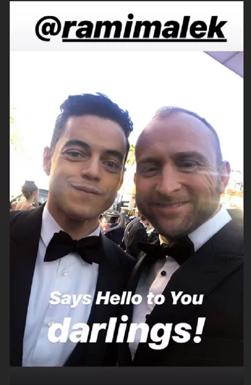 Borys Szyc i Rami Malek 