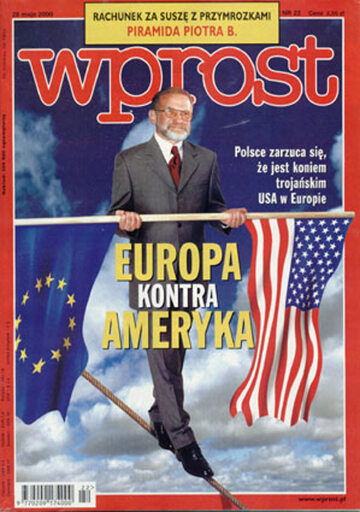 Okładka tygodnika Wprost nr 22/2000 (913)