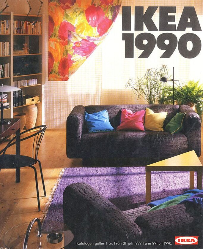 Okładka katalogu IKEA z 1990 roku 