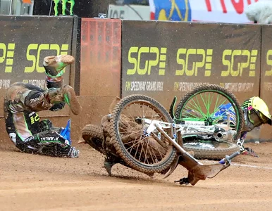 Miniatura: Żużel. Makabryczny wypadek podczas Grand...