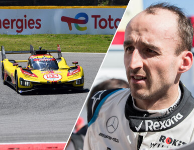 Miniatura: Kubica pędził Ferrari po torze. Auto nagle...
