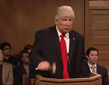 Alec Baldwin jako Donald Trump 