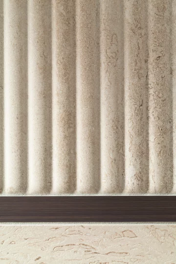 Kolekcja Echo od Tubądzin to nowoczesna interpretacja trawertynu – wyczuwalna struktura, subtelne przejścia matu i połysku oraz format 120 × 60 cm budują harmonijną, ponadczasową przestrzeń 