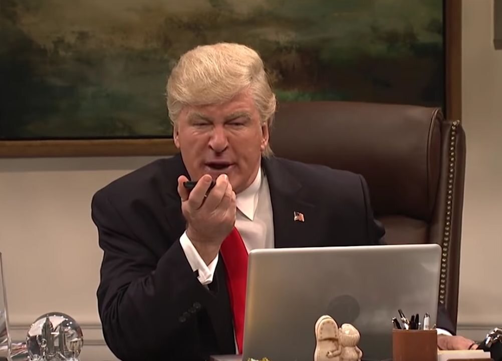 Alec Baldwin jako Donald Trump 