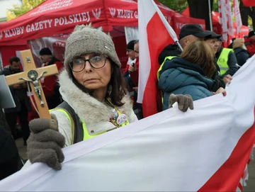 Protest przed siedzibą Trybunału Konstytucyjnego 