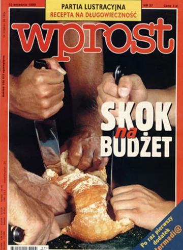 Okładka tygodnika Wprost nr 37/1999 (876)