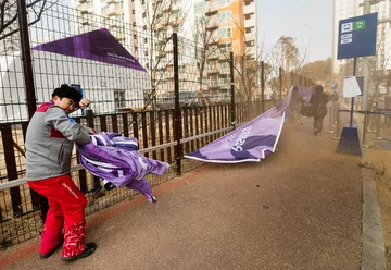 Sytuacja w parku olimpijskim w Gangwongu 