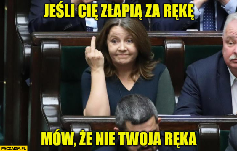 Mem po geście posłanki Lichockiej 