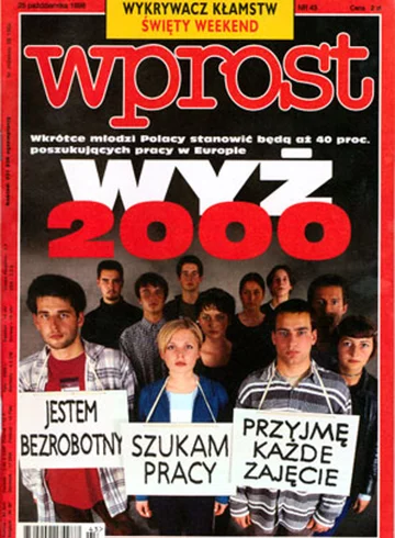 Okładka tygodnika Wprost nr 43/1998 (830)