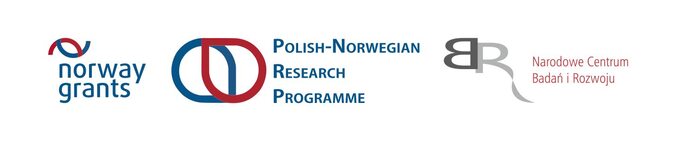 Projekt współfinansowany ze środków funduszy norweskich, w ramach programu Polsko-Norweska Współpraca Badawcza realizowanego przez Narodowe Centrum Badań i Rozwoju.