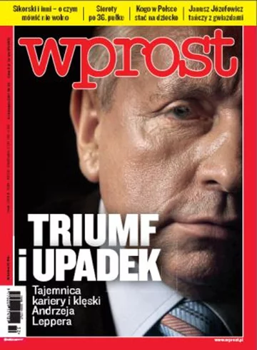 Okładka tygodnika Wprost nr 32/2011 (1487)