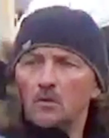 Mężczyzna, który brał udział w proteście rolników 