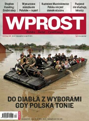 Okładka tygodnika Wprost nr 22/2010 (1425)