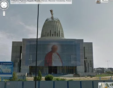 Miniatura: Jan Paweł II jak przestępca? Google street...