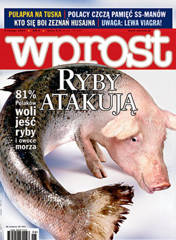 Okładka tygodnika Wprost nr 6/2004 (1106)
