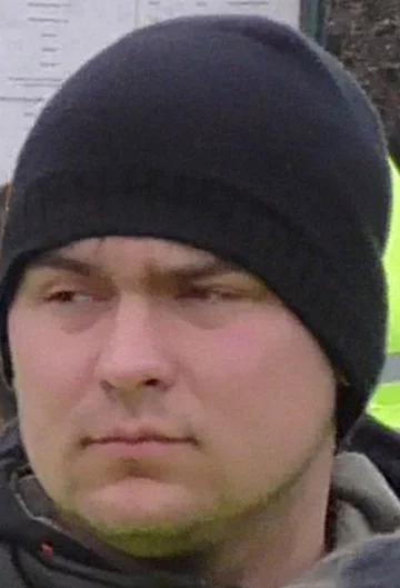 Mężczyzna, który brał udział w proteście rolników 