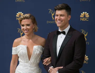 Scarlett Johansson i Colin Jost 