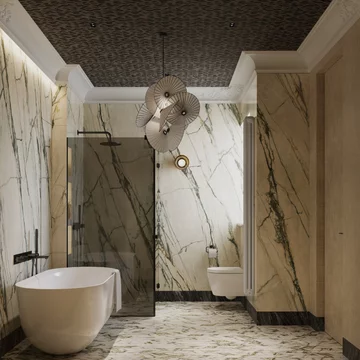 Apartament z widokiem na park, projekt Modeko Studio 