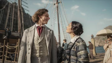 Kadr z filmu „Chopin, Chopin!”, Eryk Kulm, Josephine de La Baume 