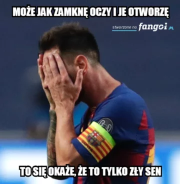 Mem po meczu FC Barcelony z Bayernem Monachium 