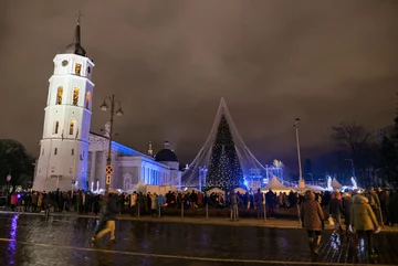 Świąteczna choinka w Wilnie 