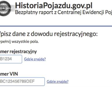 Miniatura: &#8222;Historia pojazdu&#8221; prawdziwym...