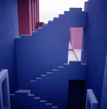 La Muralla Roja, osiedle projektu Ricardo Bofill Taller de Arquitectura Ricardo Bofill, La Muralla Roja