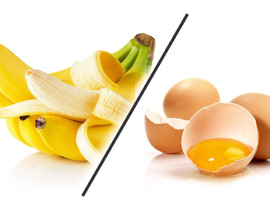 Miniatura: Banan czy jajko? Który produkt ma więcej...