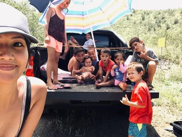 Adri Haia z rodziną 