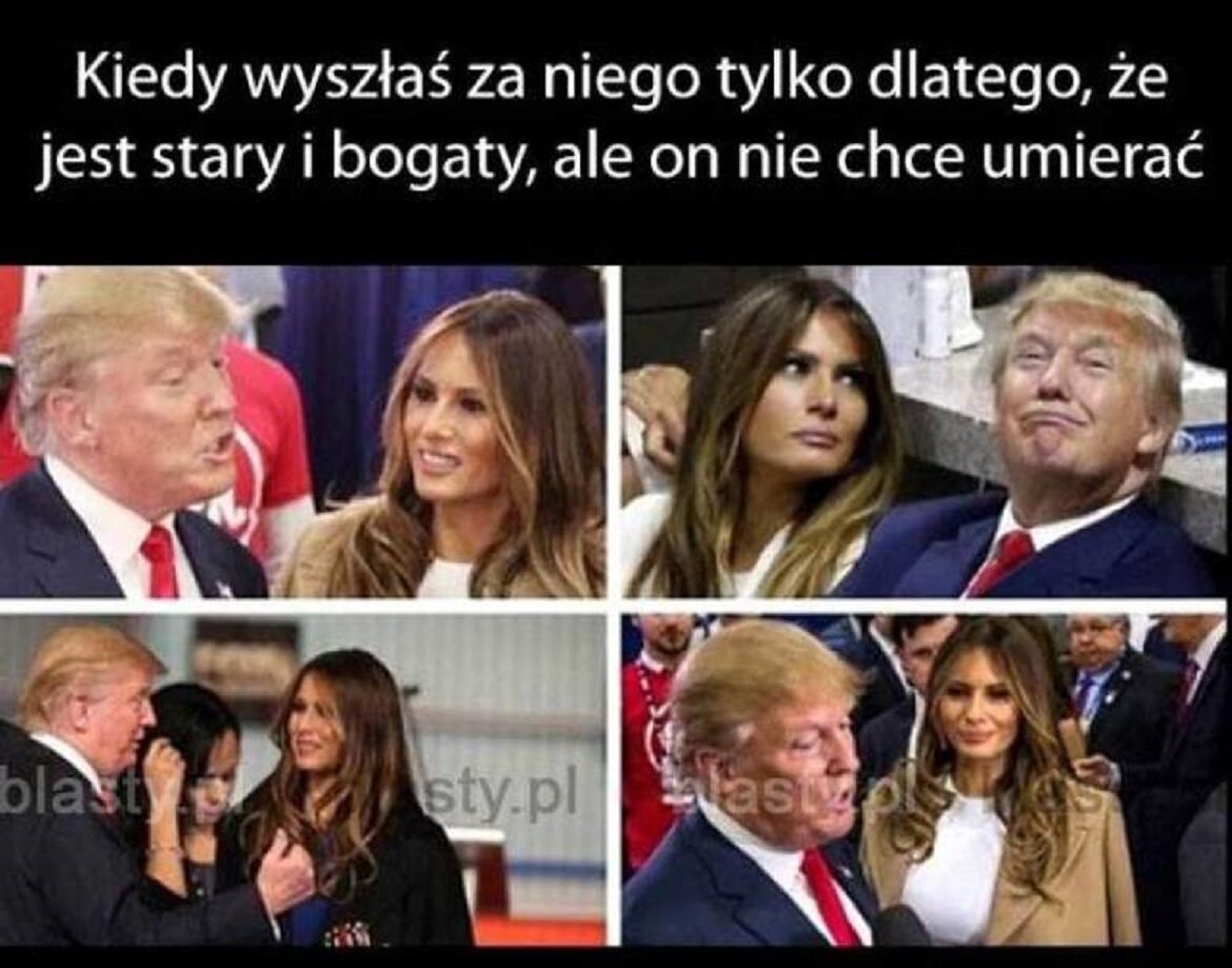 "Kiedy wyszłaś za niego tylko dlatego, że jest stary i bogaty, ale on nie chce umierać" 