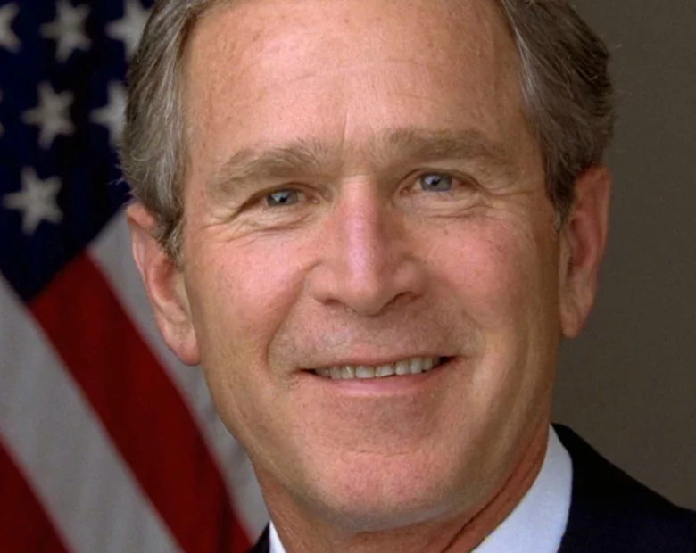 Miniatura: Bush wytarł rękę w koszulę Clintona