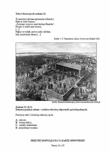 Egzamin gimnazjalny 2013. Część humanistyczna (fot.CKE)