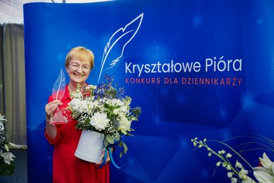 Miniatura: Katarzyna Pinkosz z Wprost z nagrodą...