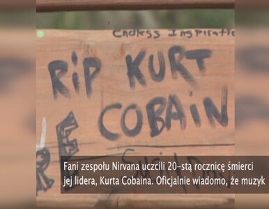 Miniatura: Fani pamiętają o Kurcie Cobainie