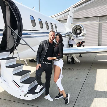 Phillipp Plein i Justyna Gradek 