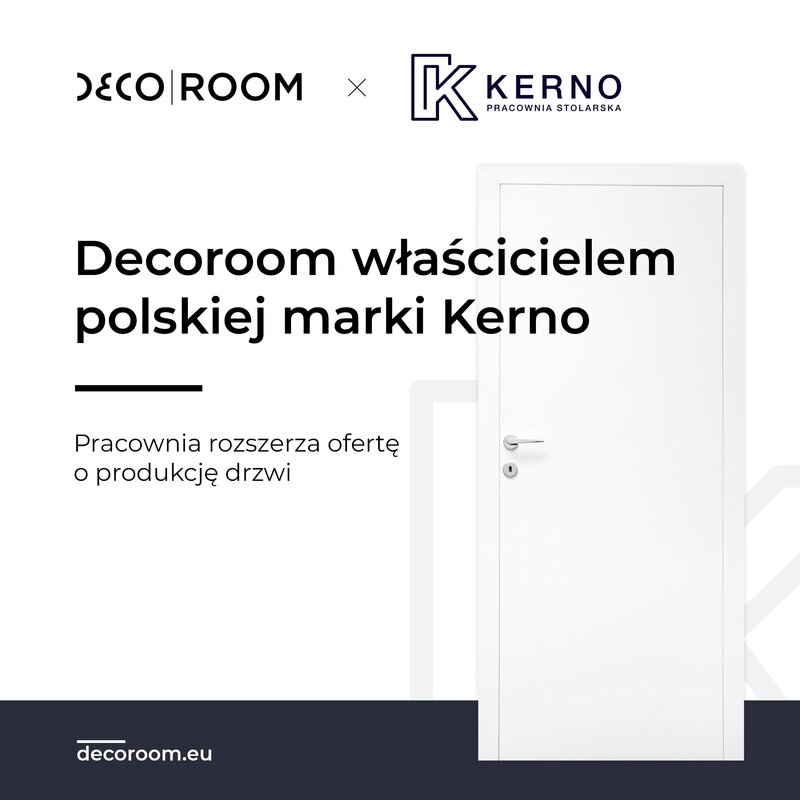 Decoroom stał się właścicielem Kerno – polskiej marki produkującej drzwi