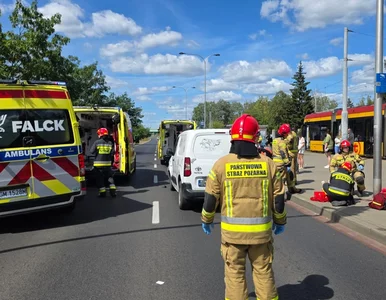 Miniatura: Tragedia w Warszawie. Samochód wjechał w...