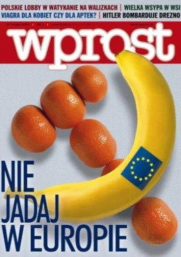 Okładka tygodnika Wprost nr 7/2005 (1159)