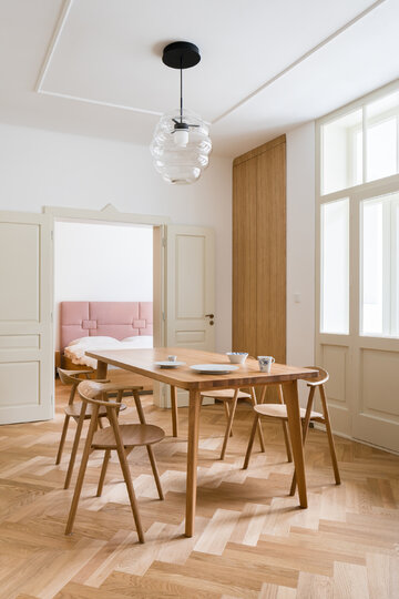 Mieszkanie w&nbsp;kamienicy, projekt No Architects