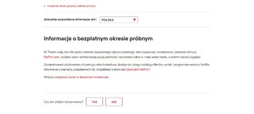 Netflix &ndash; informacja w&nbsp;centrum pomocy